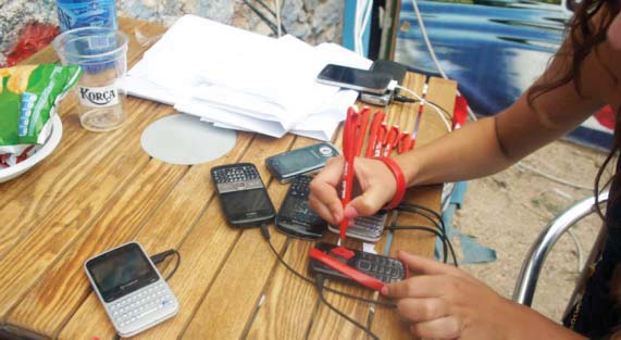 Partia e Bardhë merr përsipër të karikojë telefonat e kampit