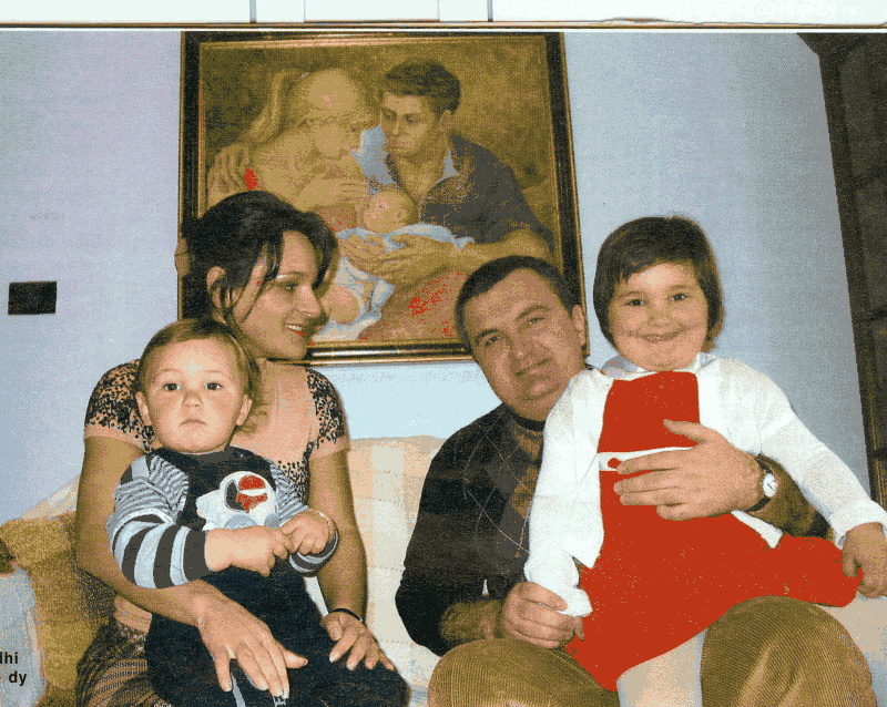 ilir meta,monika,djali dhe vajza 