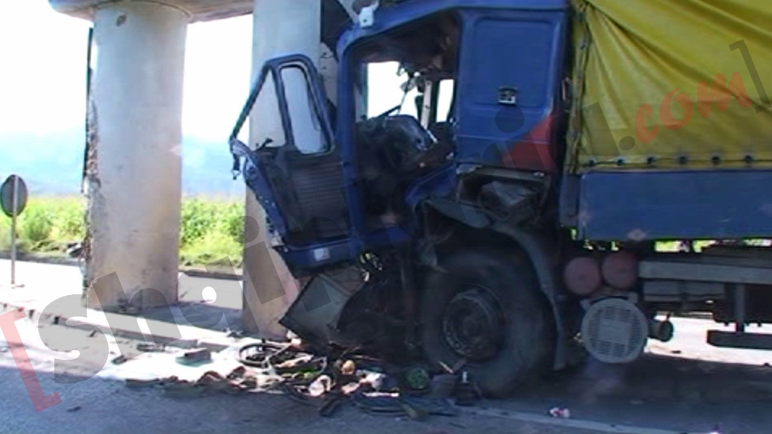 kamioni aksident elbasan