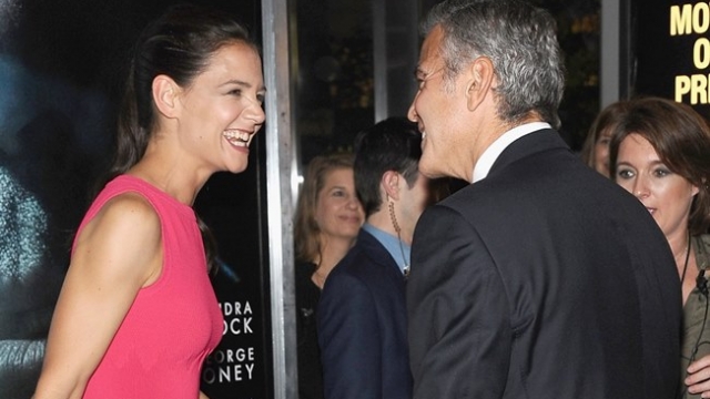 katie holmes george clonney 