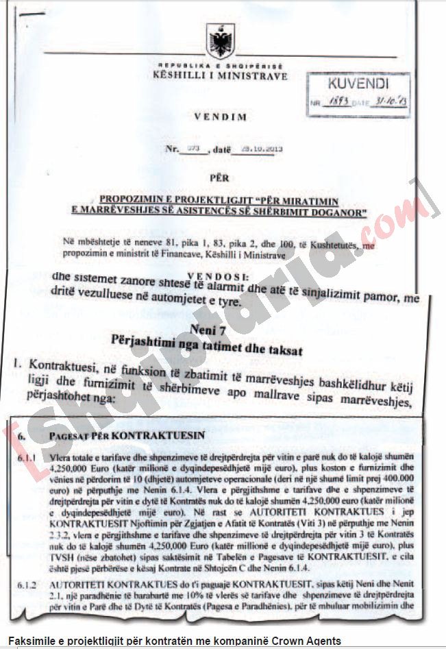 faksmile crown agent