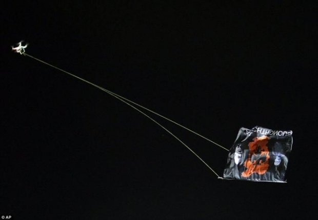 flamuri me dron ne serbi 